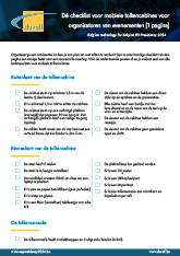 Kleine afbeelding voor "Dé checklist voor mobiele tolkencabines voor organisatoren van evenementen [1 pagina]"